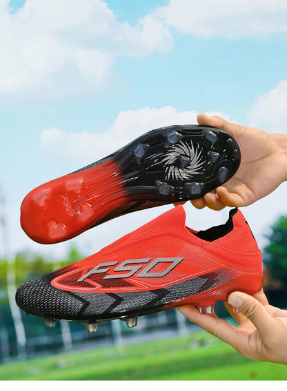 Chaussures de football pour hommes, neuves, pour terrain gazonné, professionnelles, originales, résistantes, décontractées, chaussures de football de qualité supérieure, ultralégères