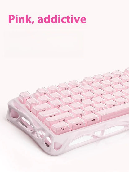 Mercury K1 Grava Star Breaking 75 RGB Mechanical Keyboard Gaming Bluetooth 2.4G Wired RGB Hotswap Gamer Non-contact Keyboard