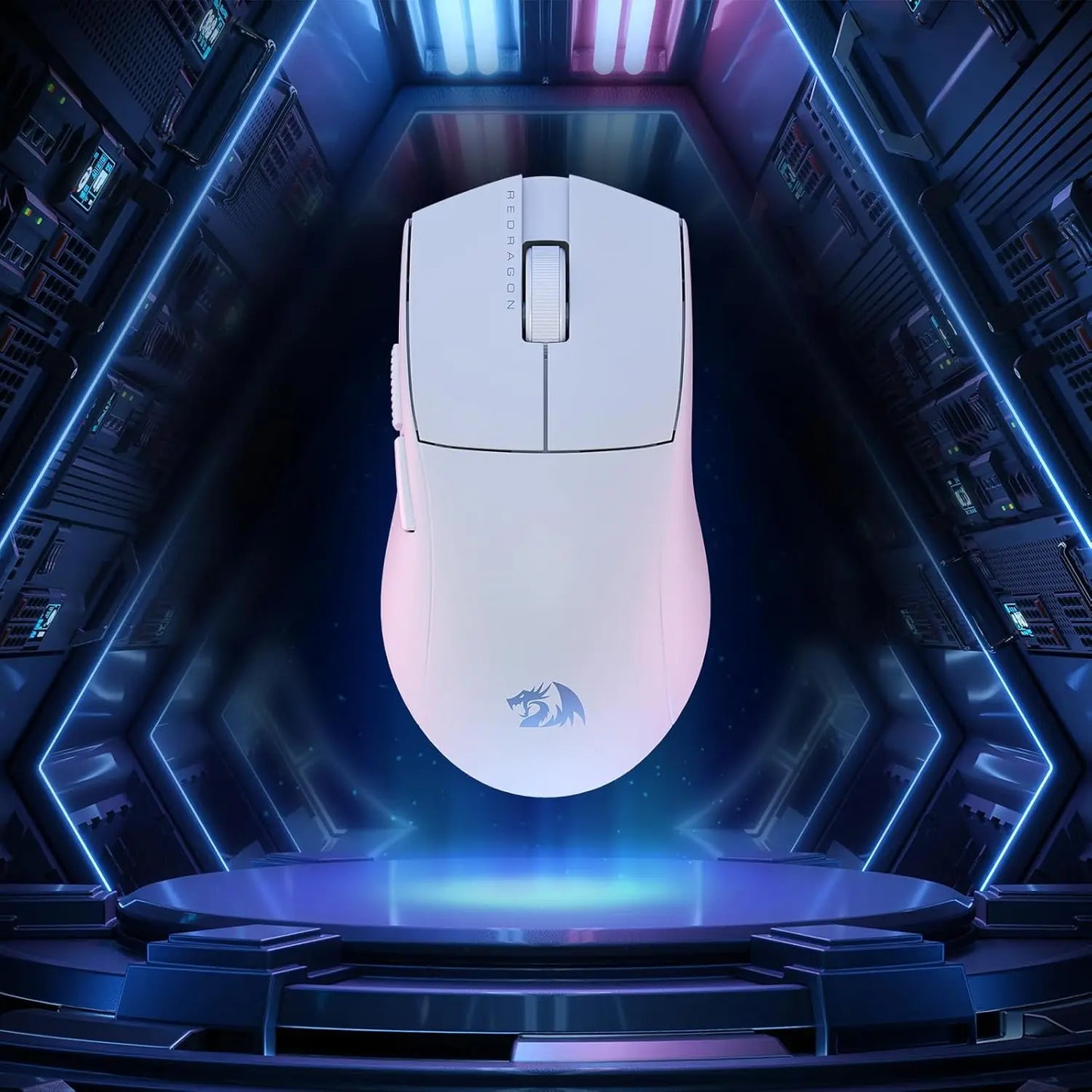 Redragon M724 kabelgebundene 42G ultraleichte Gaming-Maus mit optischem Sensor, 12,400 Max DPI und 5 programmierbaren Tasten