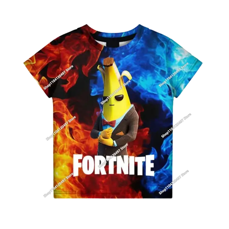 Autumn New Sweatshirt T-shirt  Fortnite 3D Digital Printing Loose Comfortable Hooded Pullover