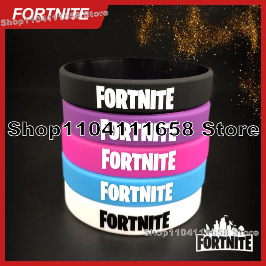 Brățară luminoasă din silicon, tematică Fortnited, decor pentru petrecere, brățară aniversară din cauciuc, jucărie la modă pentru adulți și adolescenți, cadou aniversar