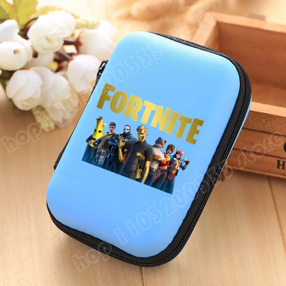 New Fortnite Storage Bag Multi Function Data Cable Charger Organizer Travel Earphone Protective Pouch Childrens Birthday Gift