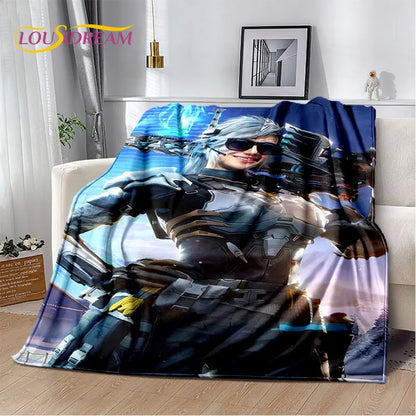 Κουβέρτα 3D COD, απαλή λούτρινη κουβέρτα gamer Call of Duty, φανελένια κουβέρτα ριχτάρι για σαλόνι, υπνοδωμάτιο, κρεβάτια, καναπέ και κάλυμμα γραφείου