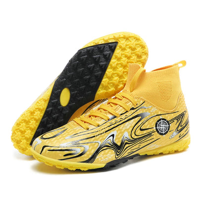 Chaussures de football professionnelles antidérapantes pour enfants, chaussures de sport d'extérieur pour garçons, baskets de futsal pour matchs et entraînements