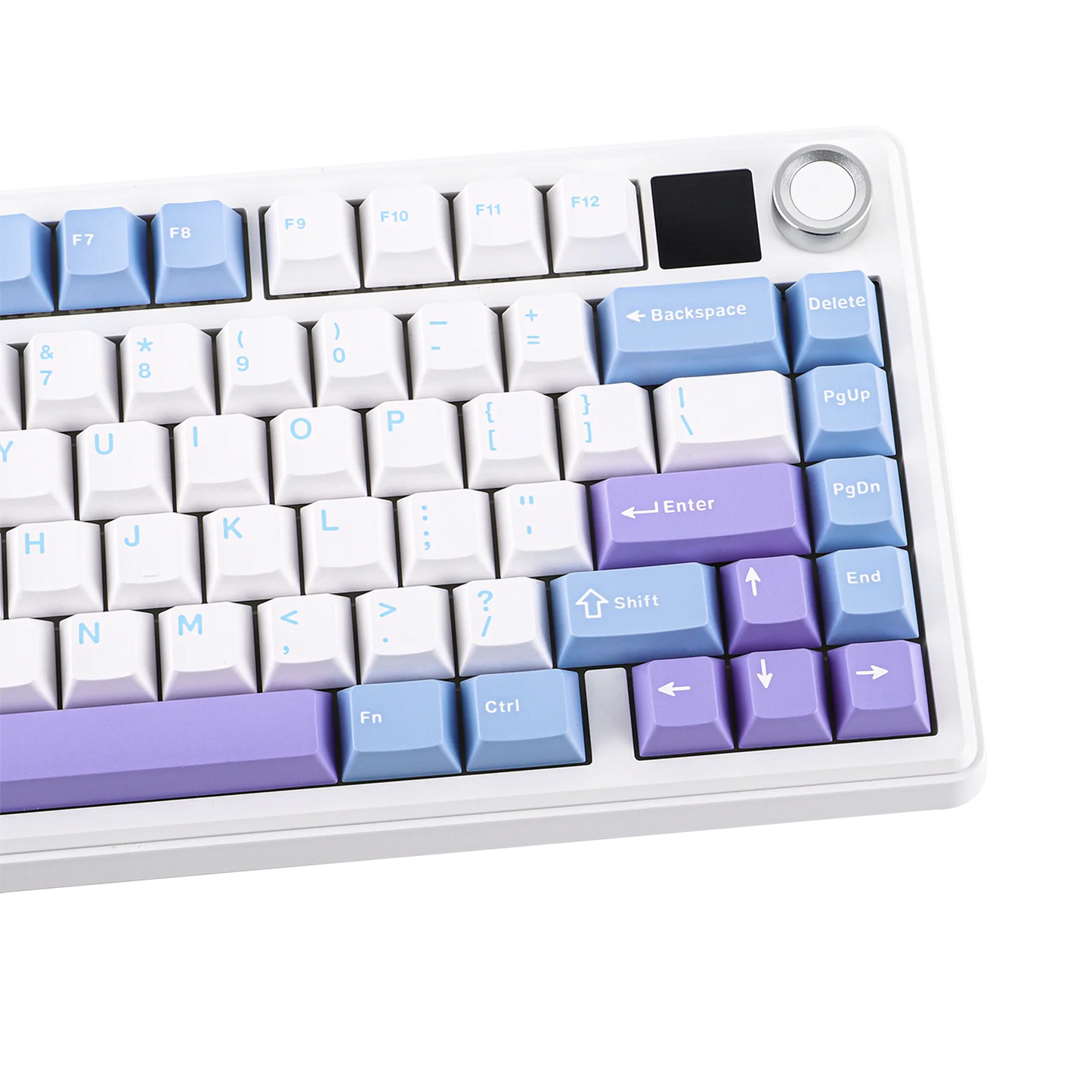 EPOMAKER X AULA F75 MAX Compact 75% ANSI Layout Wired/Bluetooth/2.4GHz Wireless Mechanical Keyboard with TFT Screen and a Knob