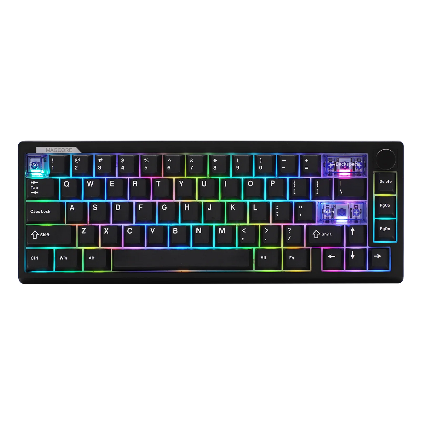 EPOMAKER Magcore65 Lite 65% US QWERTY Layout Wired/BT/2.4Ghz Wireless Mechanical Gaming Keyboard 8K Polling Analog Switch