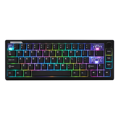 EPOMAKER Magcore65 Lite 65% US QWERTY Layout Wired/BT/2.4Ghz Wireless Mechanical Gaming Keyboard 8K Polling Analog Switch