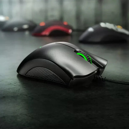 Originálna káblová herná myš Razer s optickým senzorom 6400 DPI pre notebook, optická myš s rýchlou odozvou