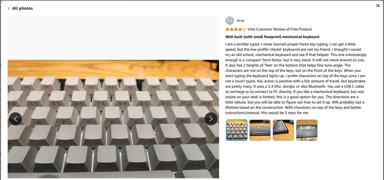 MCHOSE G75 Pro Wireless Mechanical Keyboard 75% Layout Gasket Mounted 5 Layers Dampening RGB Backlit Tri-Mode Hot Swappable