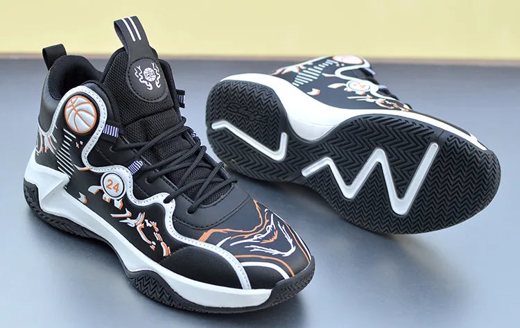 Verkauf von Basketballschuhen für Herren, High-Top-Sportschuhe für Outdoor, gepolstert, Herren-Sportschuhe, bequeme weiße Sneaker, Zapatillas