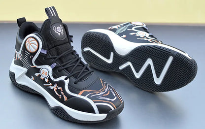 Verkauf von Basketballschuhen für Herren, High-Top-Sportschuhe für Outdoor, gepolstert, Herren-Sportschuhe, bequeme weiße Sneaker, Zapatillas