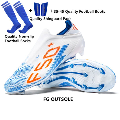 Pointure 35-45 Chaussures de football FG/TF pour hommes, futsal, professionnelles, unisexes, pour garçons, chaussures de football, baskets