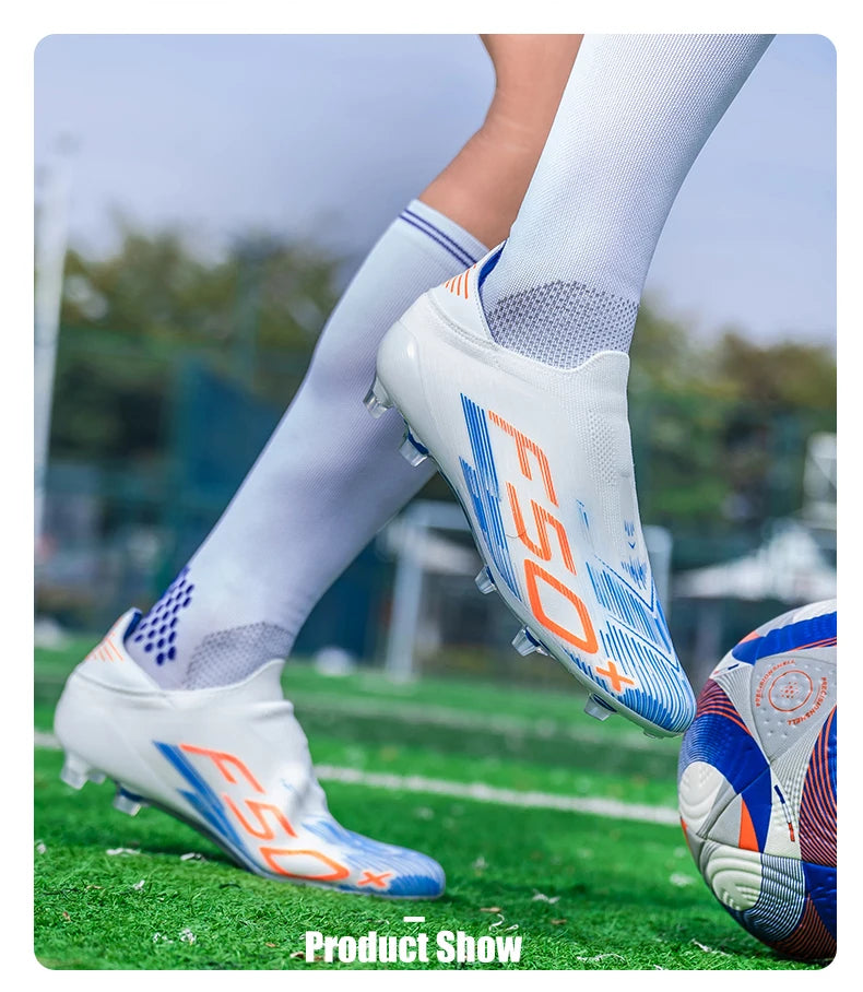 Pointure 35-45 Chaussures de football FG/TF pour hommes, futsal, professionnelles, unisexes, pour garçons, chaussures de football, baskets