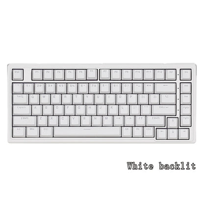 HEXGEARS M2 Mechanical Keyboard 87key Hot Swap PBT Gasket Structure White Backlit Macro Defined Gaming Mechanical Keyboard