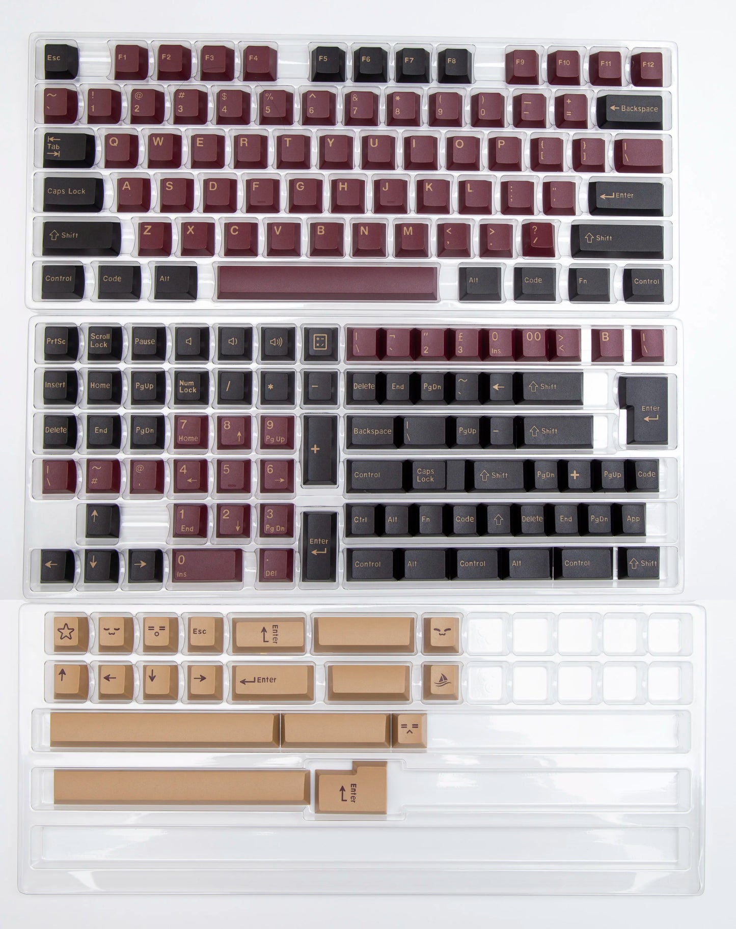 GMK Keycaps Double Shot Cherry Profile ABS Keycap For Cherry MX Switch Mechanical Keyboard 173 Keys Red Samruai Key Caps Custom