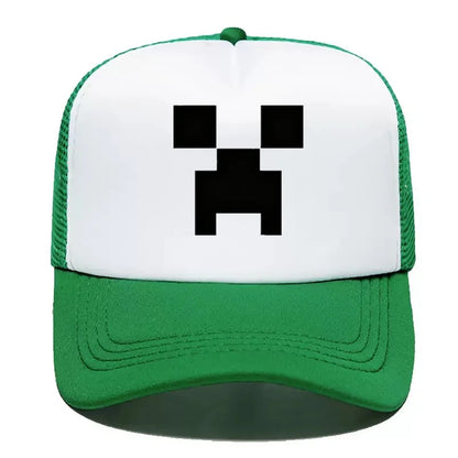 „Cyberpunk“ žaidimo „Totem of Undying Hat“ cosplay unisex pikselinė beisbolo kepurė, saulės kepurė, lauko aksesuarai