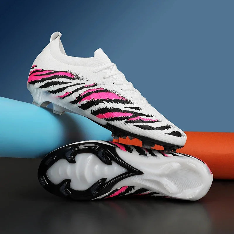 Nouveaux hommes bottes de Football Sport ultraléger antidérapant en plein air adulte crampons Match unisexe chaussures de Football confortable herbe de haute qualité