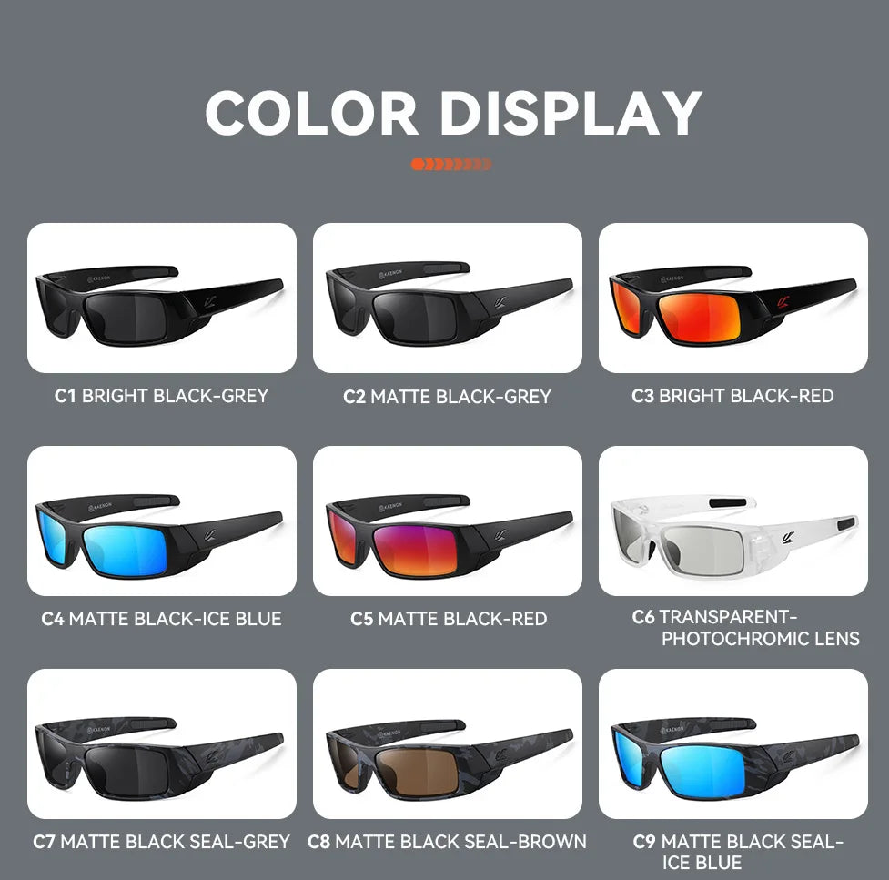 Kaenon Polarized Sport Sunglasses For Men And Women Ideal for Driving Fishing Cycling and Running UV Protection Glasses With Box