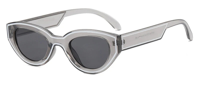 Fashion Unique Irregular Hip Hop Sunglasses Y2k Women Men Retro Glasses Ladies Beach Sunnies Outdoor Sport  with Metal Hinge