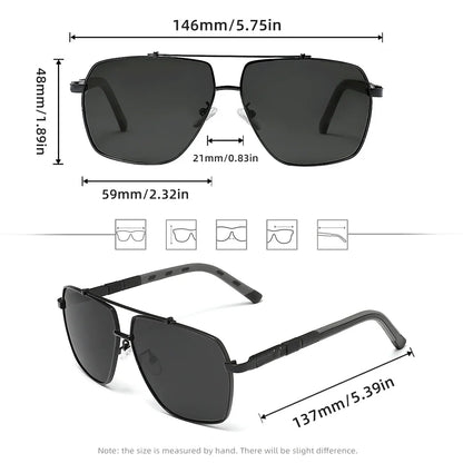 KINGSEVEN New Luxury Sunglasses Men UV400 Square Large Frame Polarized Glasses Male Women Outdoor Causal Fashion Driving Eyewear