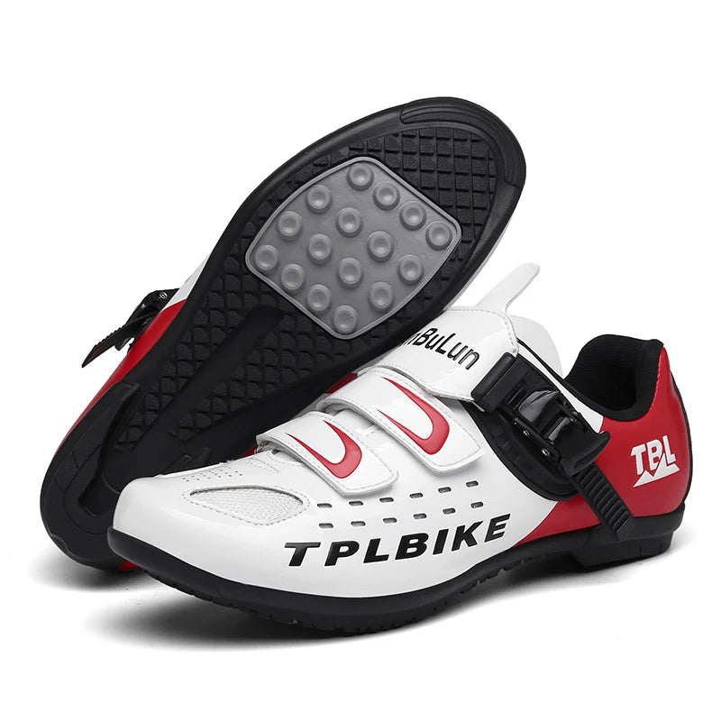 New Men's and Women's Bicycle Shoes,Outdoor Cycling Shoes,Three Functional Soles,Professional Training Shoes