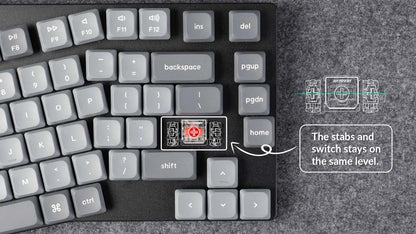 Keychron K15 Max (Alice Layout) QMK Wireless Custom Mechanical Keyboard Low Profile Gateron Switch Double-shot PBT Keycaps