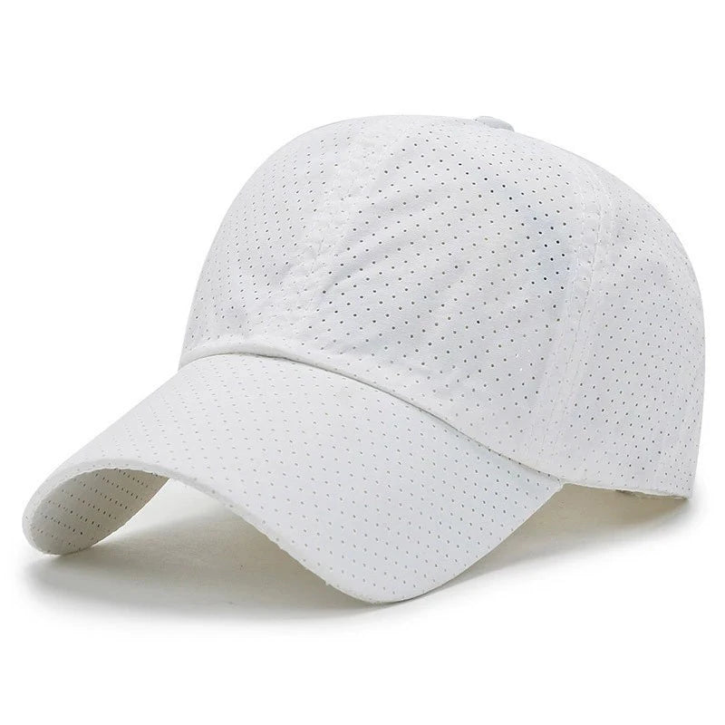 Mesh Quick Dry Cap Men Running Sports Baseball Cap Women Golf Tennis Cap Outdoor Jogging Breathable Sun Hat