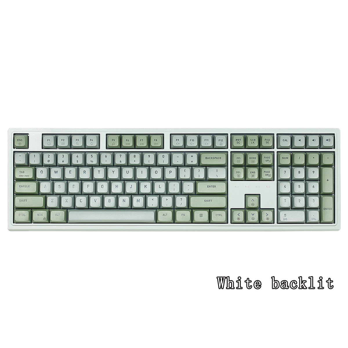 HEXGEARS M2 Mechanical Keyboard 87key Hot Swap PBT Gasket Structure White Backlit Macro Defined Gaming Mechanical Keyboard