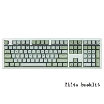 HEXGEARS M2 Mechanical Keyboard 87key Hot Swap PBT Gasket Structure White Backlit Macro Defined Gaming Mechanical Keyboard