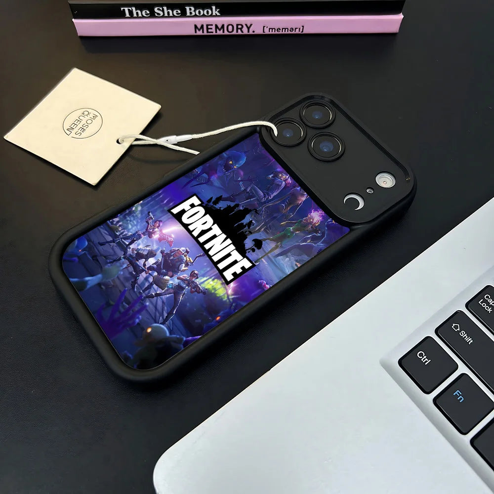 Capa de telemóvel Fortnite para Samsung Galaxy A17 A07 A06 A26 A16 A06 A35 A55 A25 A05s A15 A54 A34 A36 A24 4G 5G, capa traseira flexível