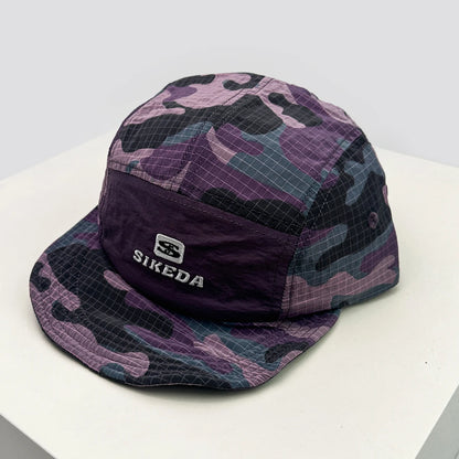 New Unisex CAMO Quick Drying Letter Embroidery Baseball Hats Sunshade Color Block Breathable Personal Peaked Caps Versatile ins
