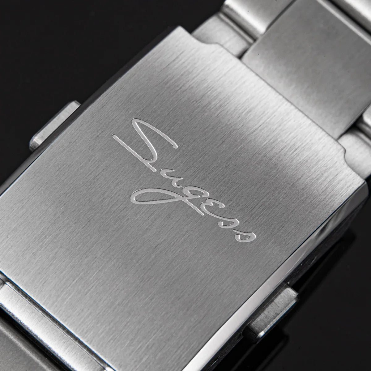 Sugess Chronograph Watch for Mens ST1907 Movement Mechanical Sapphire Crystal Wristwatches Waterproof Pilot Air Force Clock S475