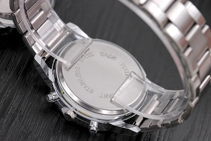 Watch Men Luxury Stainless Steel Sport Quartz Hour Wrist Analog Watch Casual Chic Watch Relogios Masculino Montre Homme Reloj