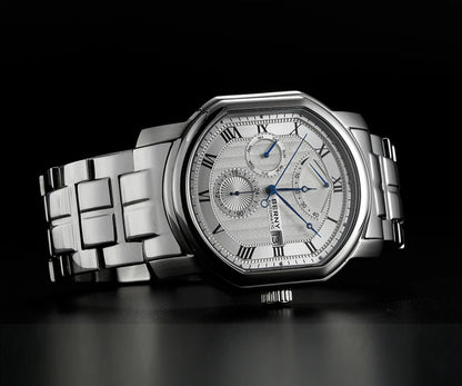 BERNY Men's Mechanical Watch, Top Accuracy, Automatic Wristwatch, Luxury Male Clock, Sapphire, Self-Winding, Waterproof