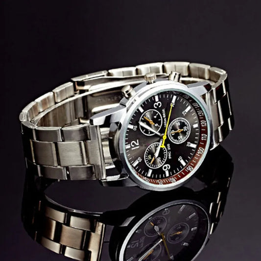 Watch Men Luxury Stainless Steel Sport Quartz Hour Wrist Analog Watch Casual Chic Watch Relogios Masculino Montre Homme Reloj