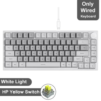 Ajazz AK820/AK820Pro Gaming Mechanical Keyboard Bluetooth 5.1/Wireless/Wired Custom Keyboard With Heat Exchange Sealed Button