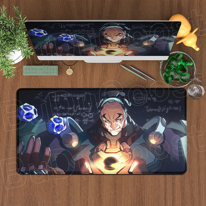 Large XXL DIY Cool Overwatch Mouse Pad Keyboard Table Gaming Accessories Non-Slip Rubber Edge locking spped Laptop Rug desk Mat, produit gaming premium Fraquane