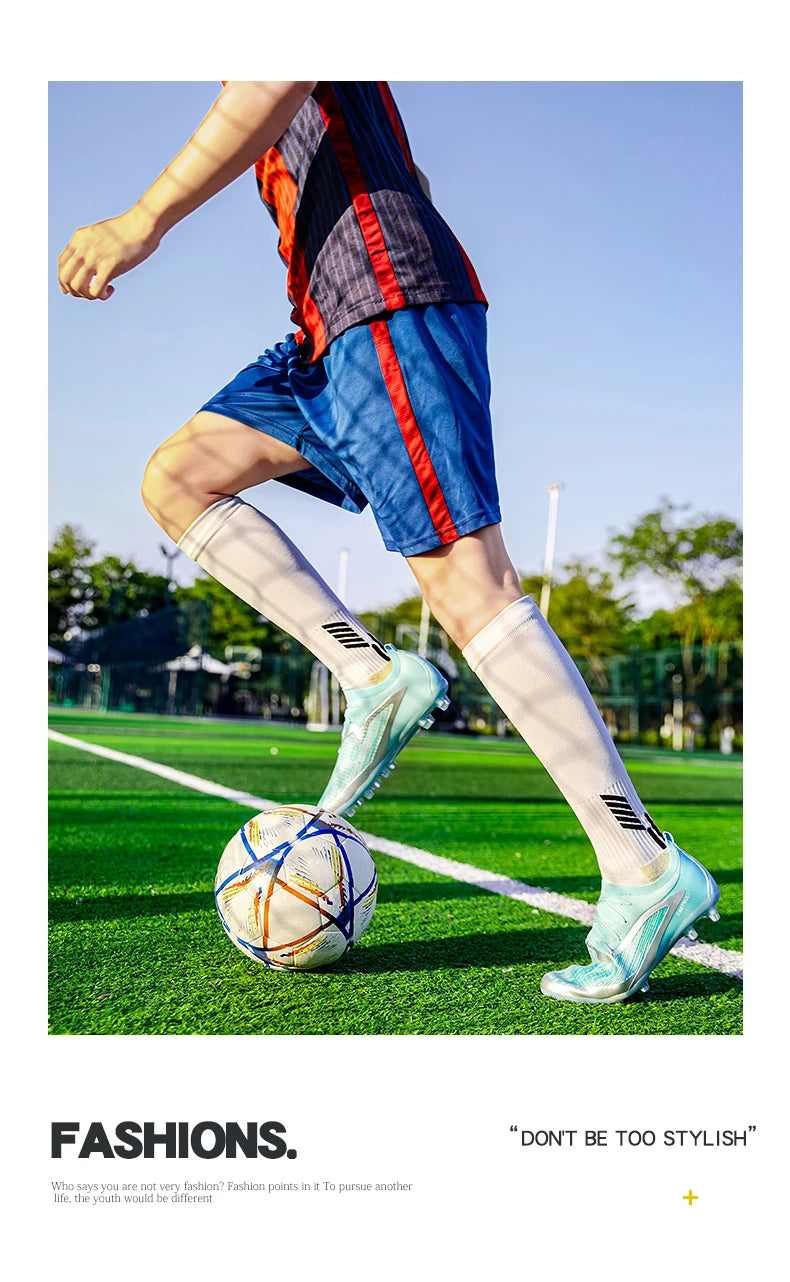 Men's New TF Football Boots Sneakers Professional Society Casual Male Soccer Shoes Futsal High-Quality Football Shoes Training
