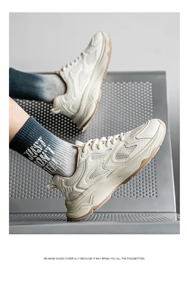 Baskets de sport décontractées pour homme, printemps-été, semelle souple, antidérapantes, respirantes, pour la course en extérieur, chaussures de sport tendance « Youth Joker »