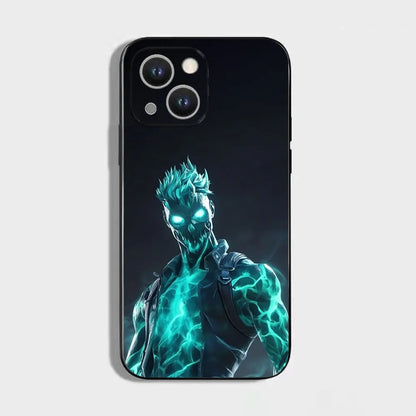 R-Royales F-Fortnites Phone Case For iPhone 16,15,14,13,12,11 Plus,Pro Max,XS,X,XR,SE,Mini,8,7,Soft Silicone Black Cover
