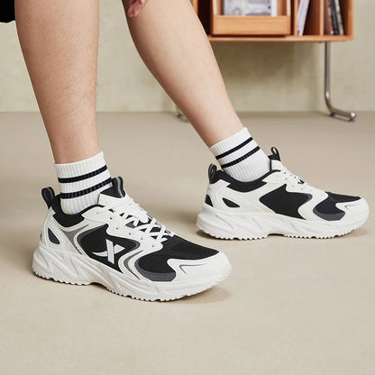 Xtep Casual Shoes For Men  Summer Durability Men's Sports Shoes Wear-Resistant Lace Up Non-Slip Outdoor Shoes 876219320026