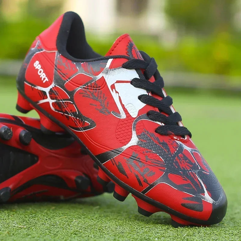 Chuteiras de futebol novas para homem e criança, ultraleves, antiderrapantes para relva, botas de futebol profissionais para adulto, calçado de treino para rapaz, dropshipping