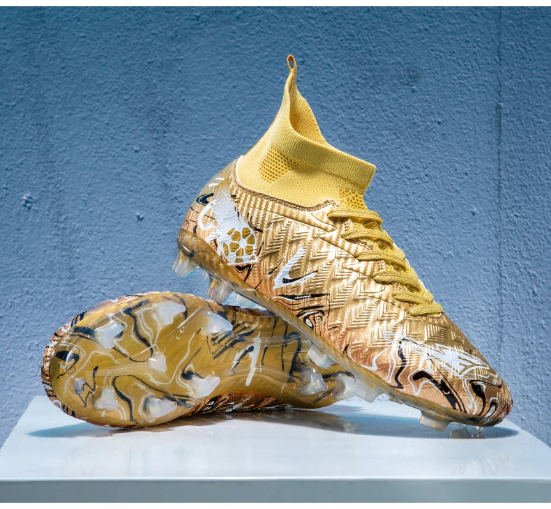 Chaussures de football professionnelles pour hommes, crampons de football, chaussures de football originales pour terrain intérieur, bottes d'entraînement sur gazon TF/FG, baskets