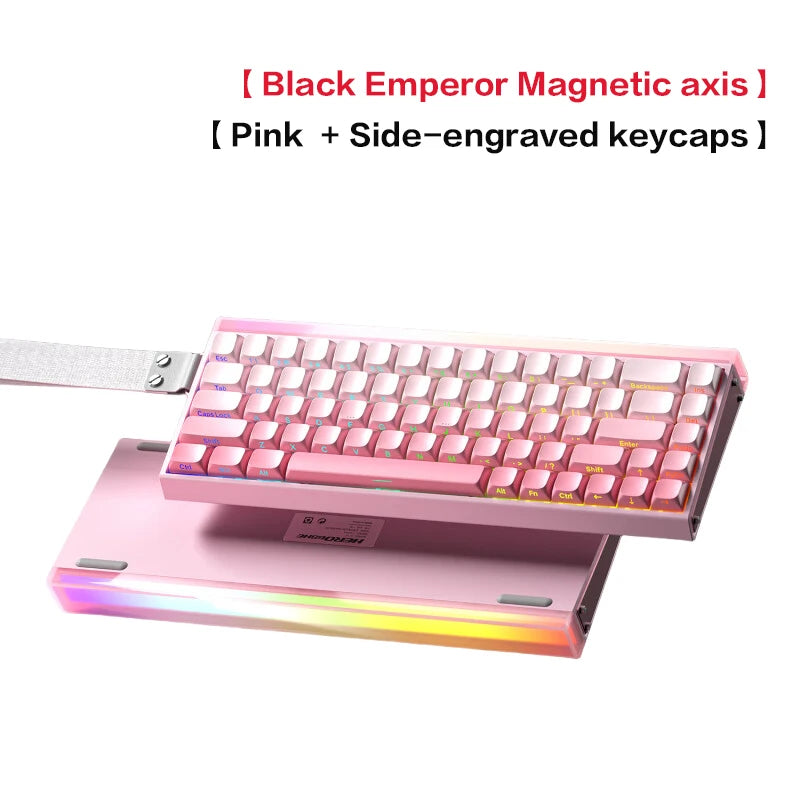 AULA HERO 68 HE Gaming Mechanical Keyboard Magnetic Axis RT Wired RGB Lighting 8K Polling Rate Side Engraving