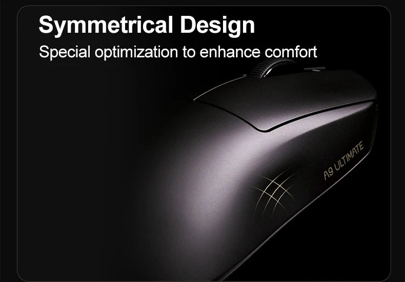ATK Dragonfly A9 Ultimate trådløs gamingmus A9 Air PAW3950 ultralet ergonomisk e-sportsmus til gamere FPS CSGO A9 Ultra