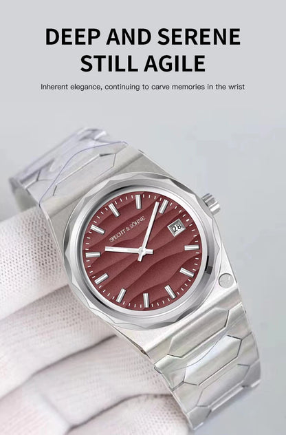 2025 New Arrivals Specht & Söhne 222 Gold Watches For Men Super Slim Steel Sapphire Classic Quartz Watch Relogio Masculino 37MM