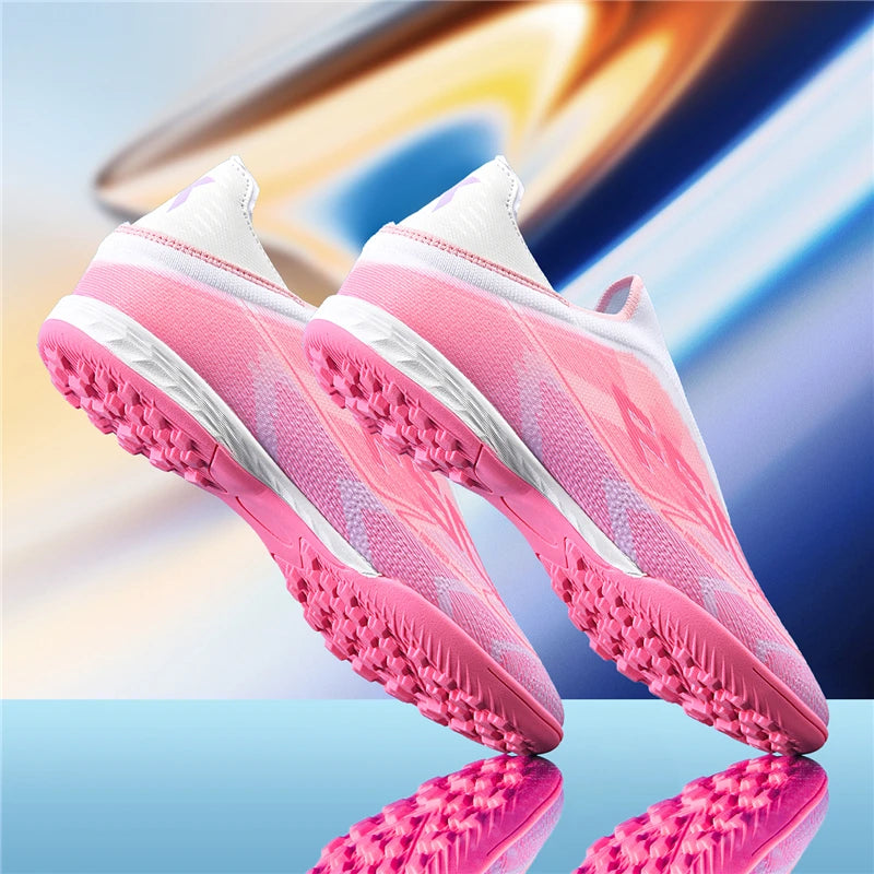 Nouvelles chaussures de football pour hommes, chaussures de sport, chaussures de football de haute qualité, ultralégères, chaussures de futsal, haute tige, respirantes, antidérapantes, pour match en extérieur