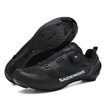 Nouvelles chaussures de cyclisme unisexes, professionnelles, légères, luxueuses, originales, pour route, VTT, course, vélo de mode, vélo de ville, sports de rue