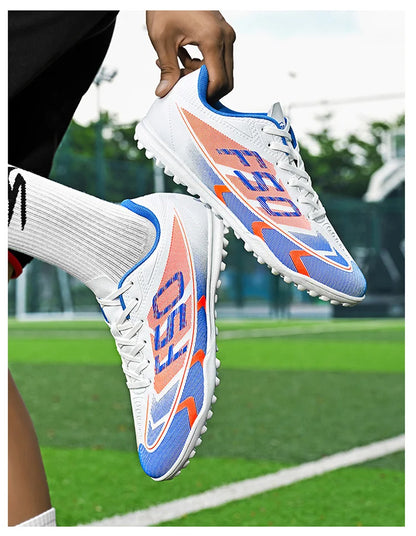 Nouvelles Chaussures de Football de Qualité pour Hommes Antidérapantes, Crampons de Football Ultralégers TF/FG pour Garçons