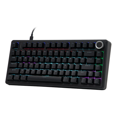EPOMAKER x AULA F75 Wired Only 75% ANSI US Layout Gasket Hot-Swap Mechanical Keyboard for Mac/WIN/Android with Knob
